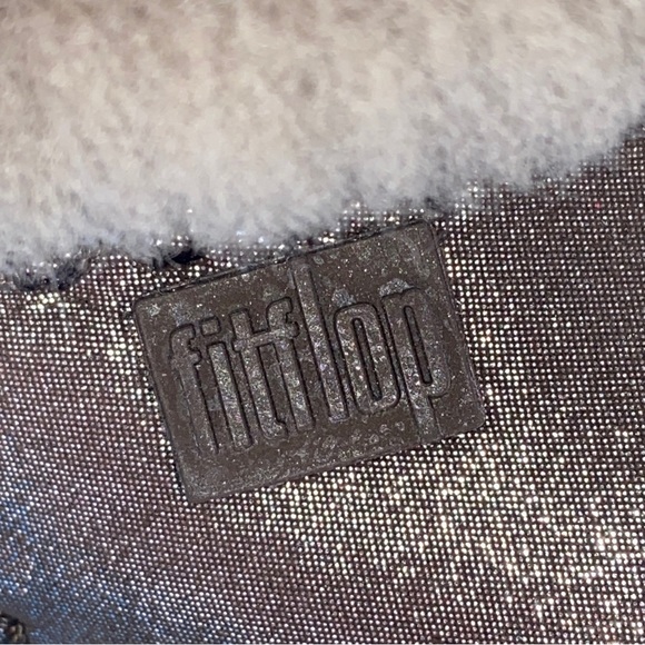 FitFlop MUKLUK SHORTY III Ladies Comfortable  Brown Shimmer Ankle Boots, Sz. 5US - Picture 4 of 9